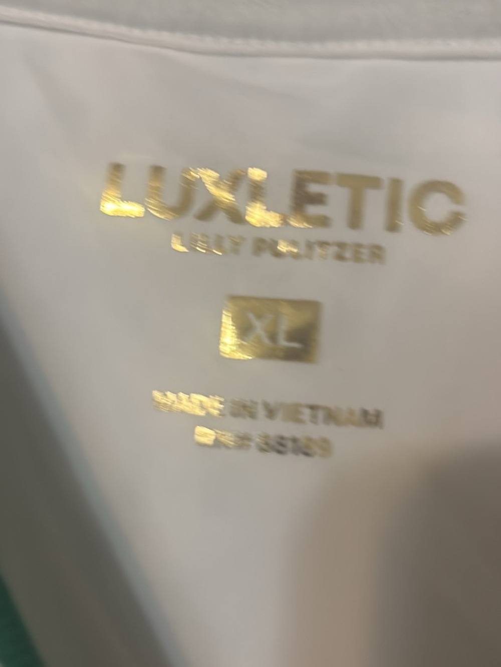Women’s Asymmetrical Dress in White with Gold Accents